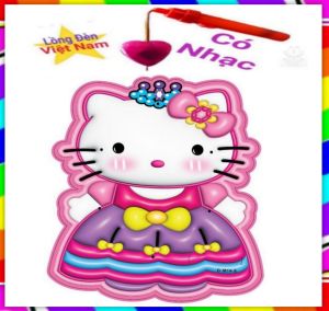 Lồng Đèn Trung Thu Có đèn Có Nhạc Việt Nam-HELLO KITTY