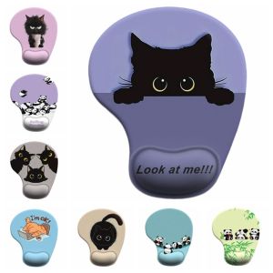 GTRBFDS Soft Cartoon Animal Mouse Pad Silicone Non-Slip Comfortable Wrist Rest Durable Ergonomic Desktop Wrist Support Home Office
