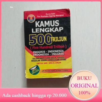 KAMUS LENGKAP 500 Triliun INGGRIS INDONESIA INDONESIA INGGRIS Bekas