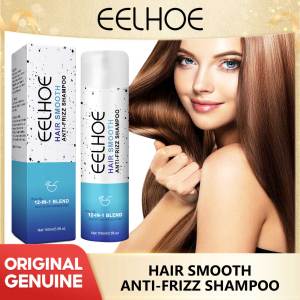 Eelhoe Anti Frizz Shampoo Deep Clean Scalp Treatment Nourishing Oil Control Repair Damaged Dryness Smoothing Hair Straightening Shampoo Nourish Damaged Hairtail Oil Control Cleaning Fluffiness Anti Irritability Moisturizing Soft Hair Shampoo