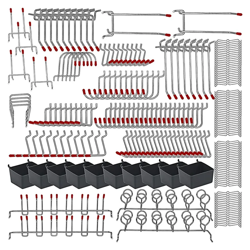 50pcs Plastic Pegboard Hook Locks Pegboard Hook Secure Clips Peg Board Hook  Accessories