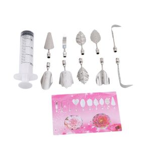 HJKL 11Pcs/set 3D Jelly Gelatin Fondant Pudding Nozzle Tool Cake Tool Cake Decoration Art Nozzle