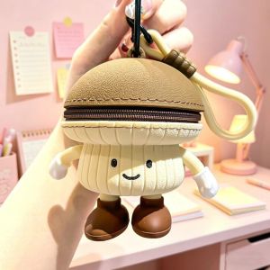 Cute Potato Coin Purse Keychain Mushroom Storage Bag Portable Mini Bag Pouch Wallet Gift for Kids