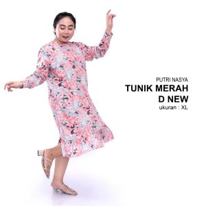 Tunik Long Rayon Big Size Motif: Atasan Wanita Jumbo