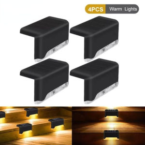 LED Solar Stairway Lights Step Path Stair Outdoor Garden Lights Waterproof Balcony Light Decoration