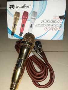 G526 SOUNDBEST ORIGINAL MIC KABEL KARAOKE LEGENDARY DYNAMIC MIKROPON MIK MICROPHONE MIKROPHONE MEETI