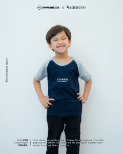 Kaos Couple Ayah dan Anak Laki-Laki Islami Ammarkids x Seekerstory
