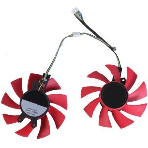 GPU Fan Efficient Cooling Fan with 4Pin Connection For RTX2060 GTX1660 1660Ti Provides Quiet and Effective Heat Dissipation