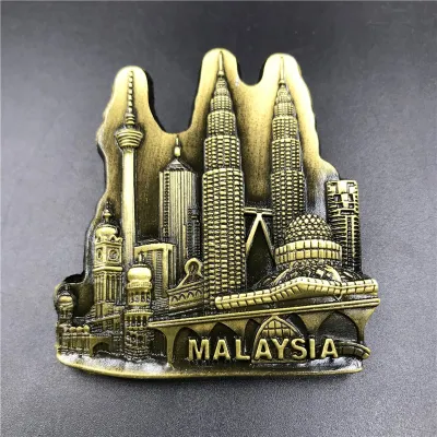 【CHOOSE&T】 Magnetic Fridge Magnet Souvenir Toy for Malaysia Austria Dubai