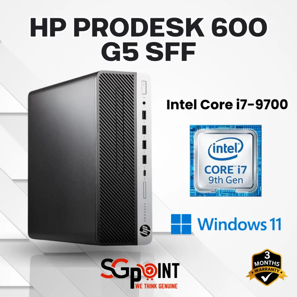 HP ProDesk 600 G5 SSF① HP ProDesk 600 G5 SFF | Intel i7 9700 | 8GB RAM | 512GB SSD