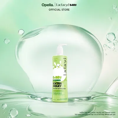 Sữa Tắm Gội Trẻ Em Lactacyd Baby Extra Milky Làm Sạch Dịu Nhẹ và Dưỡng Ẩm Vượt Trội 500ml
