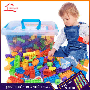 Bộ đồ chơi xếp hình lắp ghép phát triển trí tuệ loại 100 256 500 chi tiết tùy chọn - Đồ chơi trí tuệ mới