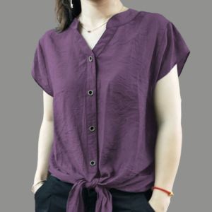 Womens Shirt New Fashionable Loose V-neck T-shirt with A Slimming and Minimalist Style Short Sleeved and Versatile Trendy Top