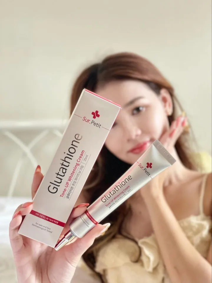 sur petit glutathione Kem Dưỡng Trắng Da SUR.PETIT GLUTATHIONE Whitening Tone Up Cream Hàn Quốc  35ml