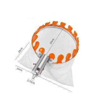【1-3 Days Delivery】High Altitude Fruit Picker Adjustable Pole Length Heavy Duty Fruit Picker Picking Loquat With Net