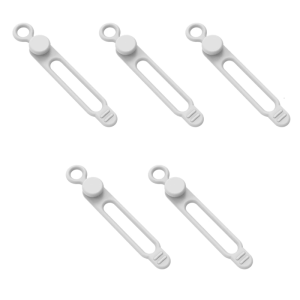 Silicone Cable Tie Reusable Cord Tie Cable Organizers Elastic Cable Organizers Straps for Bundling Earphone Cable Wire