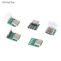 【Jettingbuy】flash Sale 5 cái TYPE-C USB 3.1 16 pin nữ để 2.54mm Loại C kết nối 16 P Adapter bảng PCB cho cáp dữ liệu. 