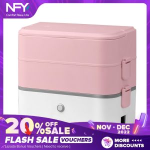 Portable heated lunch box Double-layer steamed rice insulated stainless steel lunch box Electric Lunch Boxes