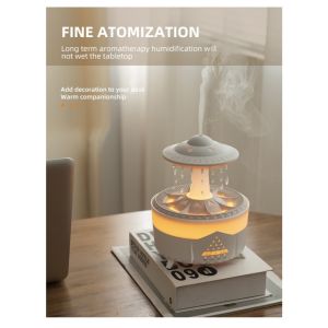 Rain Cloud Humidifier Essential Oil Diffuser Awan Hujan/Pelembab Dengan Lampu Led Untuk Kamar Tidur