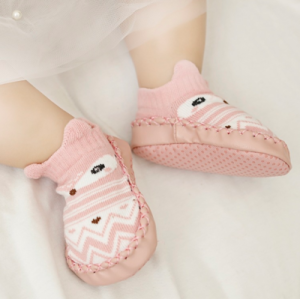 Kaos Kaki Anak Karakter Anti Licin Slip Model Sepatu Baby Socks Shoes Prewalker Motif Hewan Bahan Adem Import untuk Anak Laki Laki dan Perempuan - ACA045