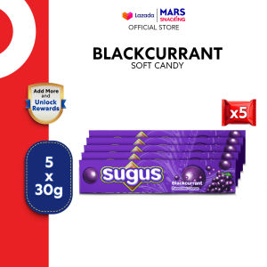 [Bundle of 5] Sugus Blackcurrant Bundle 30g x 5 Chewy Candy / Fruity / Snacks