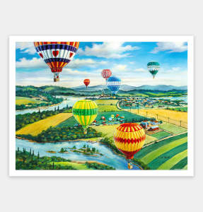 Pintoo Jigsaw Puzzle 1200 pcs H2933: Ken Zylla - Ballooners Rally