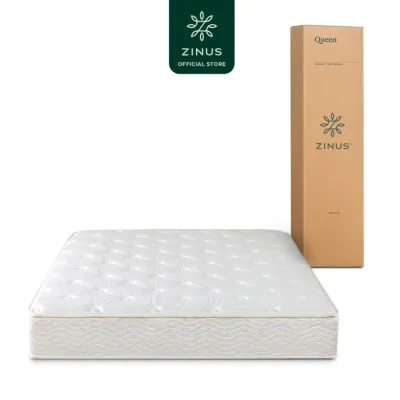 Promo - Kasur Spring Bed Zinus Deluxe Mattress In a box Tebal 25cm - 90 x 200 - Sedia Kasur busa bulu halus lantai lipat tebal empuk 1 set lengkap camping intex single cuci gudang murah