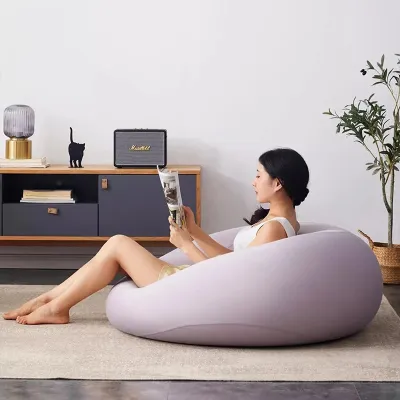 Single Mini Sleeper Bean Bag Kamar Tidur Gelembung Lembut Minimalis Tatami Puffs Sofa Baca Nyaman Zitzak Perabotan Ruang Tamu
