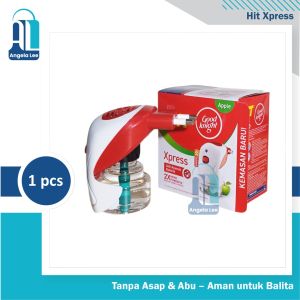 Alat Obat Anti Nyamuk Elektrik HIT XPRESS Good Knight dan refill 35ml - Tahan 45hr