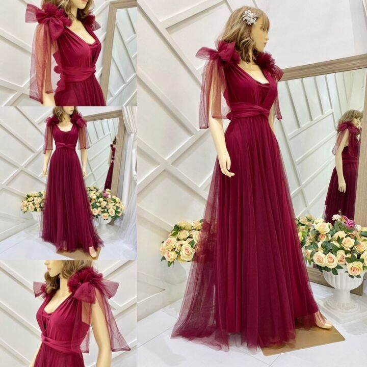 Infinity dress 2024 with sleeves