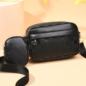 BOWEN L2302 DOMPET TAS SELEMPANG WANITA UKURAN BESAR MUAT BANYAK BAHAN SINTETIS LEMBUT