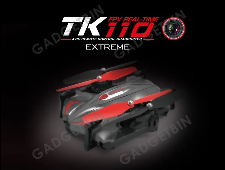 Fpv Dron Tk110 Remote Control Tk110 Extreme Drone Dron Tk110 Battery Long Duration 4G  Version