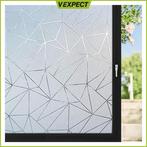 Window Tinted Sticker Film Privacy Frosted Total Blackout Sticker Room Darkening Tint Removable Opaque UV Protection Glass Cover Non-Adhesives Static Cling