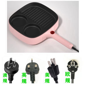 LZD  Activity 110V Multi-Function Breakfast Maker Household Oven Sausage Electric Roaster Pan Egg Steak Omelette Non-Stick Pan