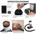 Food Smoker Gun Portable / Professional Alat Makanan Smoking Untuk Camping. 