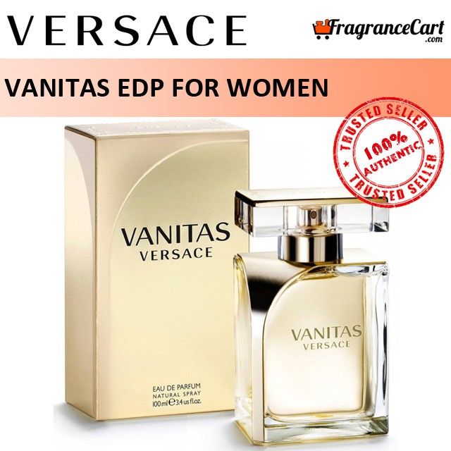 VERSACE VANITAS 女性用香水 KO Versace Vanitas EDP for Women (100ml) Eau de Parfum Vain Gold