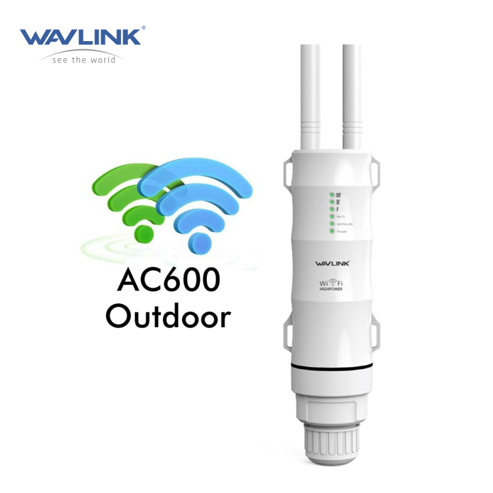 Repetidor WiFi Exterior AC600 De Doble Banda – Cubre Grandes áreas, Resistente A La Intemperie Y Con PoE