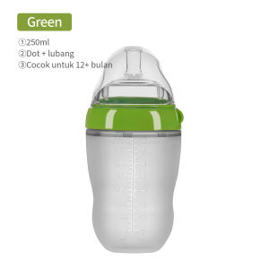 PIKO Bello Botol Silikon Bayi / Bayi Botol Susu dengan sedotan