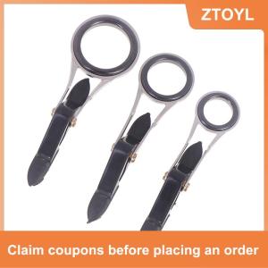 【ZTOYL】 Gấp Thép Không Gỉ Kính Thiên Văn Hướng Dẫn Vòng Cần Câu Cực Dòng Hướng Dẫn Top Nhẫn DIY Eye Ring Sửa Chữa Kit Giải Quyết Phụ Kiện
