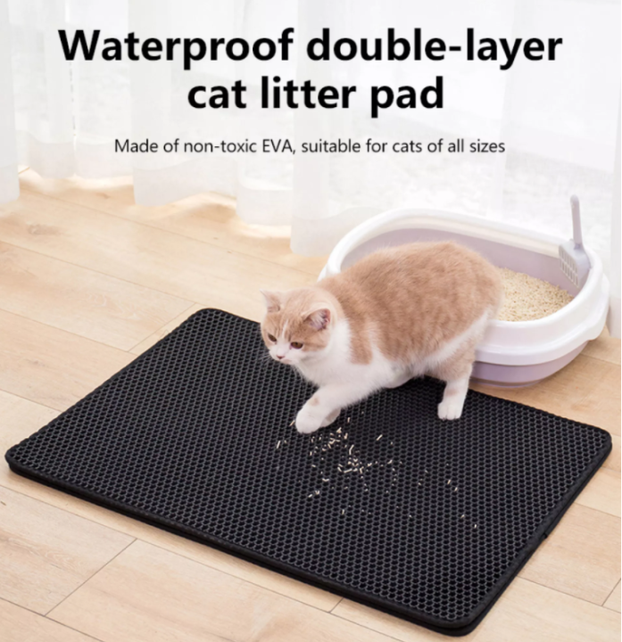 Pet cat litter clearance mat