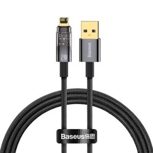 Cáp sạc tự ngắt USB to Lightning Baseus CATS Explorer Series Auto Power-Off Fast Charging Data Cable