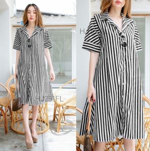 ALMO FASHION [VL] -Tunik Fanela Stripe / Tunik Wanita Terbaru / Baju Wanita / Atasan Wanita Terbaru Kekinian / Baju Wanita Model Baru / Tunik / Atasan Wanita / Tunik Wanita / Baju Atasan Wanita / VL02