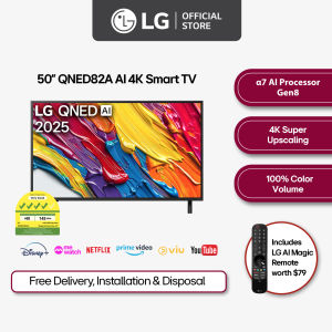 [New] LG QNED AI TV 50QNED82ASA 50" 4K Smart TV | Magic Remote | webOS 25