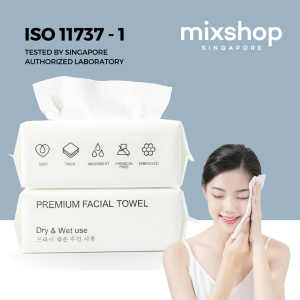 mixshop Disposable Facial Towel Makeup Remover Tissue Towel Large and Thick wipes