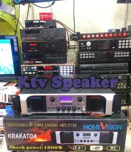 HOMEVISION KRAKATOA Professional Power Amplifier (2500watts x 2 PMPO) High Power & Home Audio for Party/Entertainment Venues Amplifier