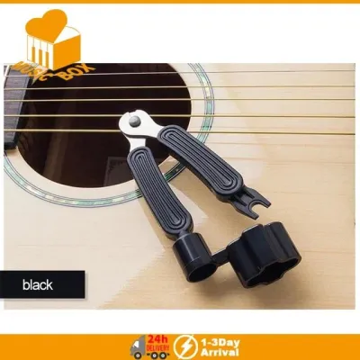 Guitar String Winder 3 IN 1String Peg Winder + String Cutter + Pin Puller Instrument Repair Tool