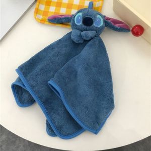 Disney Lilo and Stitch Cartoon Hand Towel Anime Stitch Kitchen Towel Cute Hanging Towel Cloth Household Bathroom Handkerchief