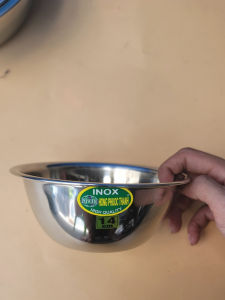 Thau Chậu inox Hồng Phước Thành cao cấp an toàn tiện lợi sáng bóng dễ vệ sinh chống rỉ sét đủ size