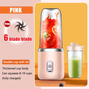 COD+Japan Portable Blender 600ML Personal Smoothie Cup For Gym Travel Electric Juicer Shaker Bottle Murang