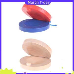March เด็กไม้ Castanet ของเล่นเด็กเครื่องดนตรี Percussion ของเล่นของขวัญ